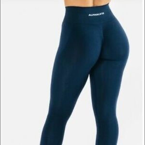 Alphalete Amplify Leggings | Size S | TUXEDO BLUE